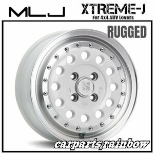 ★MLJ/エムエルジェイ XTREME-J RUGGED /ラギッド 14×5.0J/5J 4/114.3 +42★ホワイトポリッシュ★NV200バネット/デリカD3★