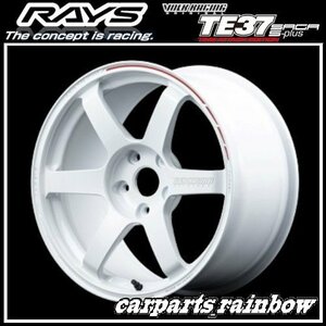 ★RAYS/レイズ VOLKRACING ボルクレーシング TE37SAGA S-plus TIME ATTACK EDITION 18×9.5J 5/120 +46★ホワイト(WR)★