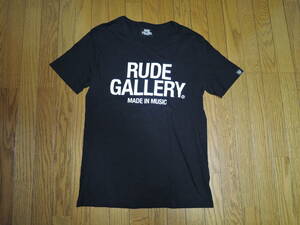 RUDE GALLERY ルードギャラリー Tシャツ S 黒 MADE IN MUSIC カットソー