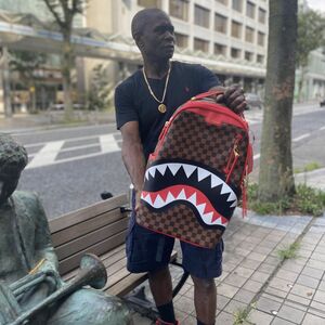 特別限定モデル SPRAYGROUND スプレイグラウンド ALL OR NOTHING シャーク SHARKS IN PARIS ビーガンレザー USA正規品 バックパック NYC