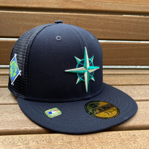 USA正規品 【7.3/8】 限定 NEWERA ニューエラ 59FIFTY スプリングトレーニング メッシュキャップ SPRING TRAINING マリナーズ Mariners 紺