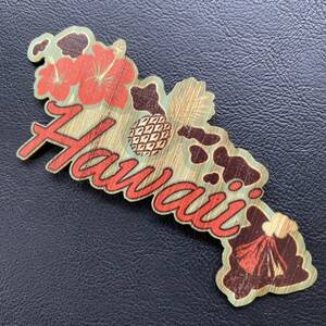 ハワイ 限定 バンブー ステッカー 竹素材 100% ⑦ 防水 ハワイアン アロハ Aloha HAWAII サーフィン 海 ハイビスカス ダイヤモンドヘッド