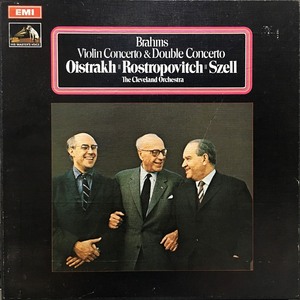 EMI オイストラフ(Vn) ロストロポーヴィチ(Vc) ブラームス:Vn協奏曲 二重協奏曲 2LP 英盤 / Oistrakh(Vn) Rostropovich(Vc) Szell