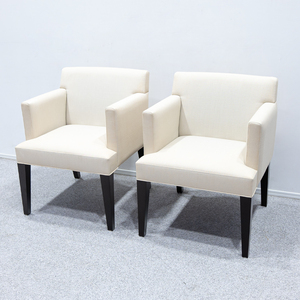 【中古品】Cassina ixc. カッシーナイクスシー GOUVERNEUR グーヴェルヌール アームチェア ダイニング 2脚セット ホワイト 定価40万