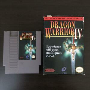 NES ドラゴンクエスト4 箱付き DRAGON WARRIOR Ⅳ