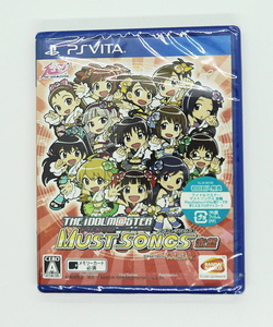 PSVITA　新品未開封　送料無料　アイドルマスター　マストソングス　赤盤