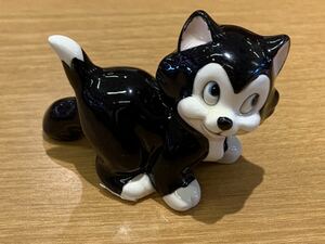 ディズニー ピノキオ 陶器の置物　猫のフィガロ Pinocchio Figaro