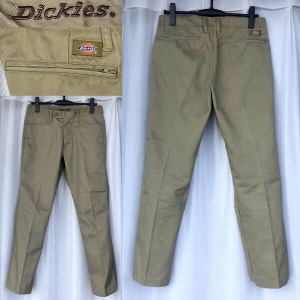 カーキ ベージュ系 30★Dickies ストレートワークパンツ チノパン★8410-9385 チノパンツ トラウザーズ チノーズ ボトムス ディッキーズ