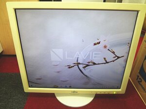 Kよも0651 富士通 モニター VL-17BSE 17型 動作確認済み 液晶ディスプレイ PCモニター OA機器 家電製品