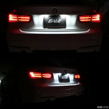 BMW LEDライセンスランプ 1シリーズ E81 E87 F20 F21 i3 I01 X2 F39 X4 G02 X4M F98 Z4 E85 E86 E89 R-111_画像4