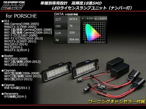 LEDライセンスランプ ポルシェ 911 カレラ ボクスター ケイマン ナンバー灯 キャンセラー付き R-113