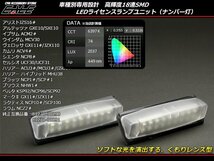 LED ライセンスランプ トヨタ 30系 セルシオ 110系 マーク2 16系 アリストアルテッツァ R-114_画像1