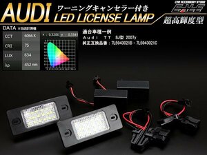 AUDI LEDライセンスランプ アウディ TT クーペ 8J型 R-409