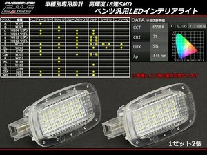 ベンツ Aクラス W169 LED ルームランプ バニティランプ Bクラス W245 ラゲッジランプ　R-123