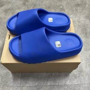 国内正規 新品 Adidas YEEZY SLIDE AZURE 27.5cm ID4133 アディダス イージー スライド アズール ブルー BLUE サンダル