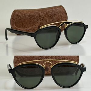 良品!!B&L Ray-Ban GATSBY STYLE 8 W1579 ボシュロム レイバン ギャッツビー スタイル8 エボニー G-15 vintage USA製