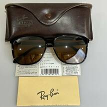 美品!!90's B&L Ray-Ban Traditionals BROOKLYN B-15TGM ブラウンハーフミラー ボシュロム ブルックリン トラディショナル USA vintage_画像7