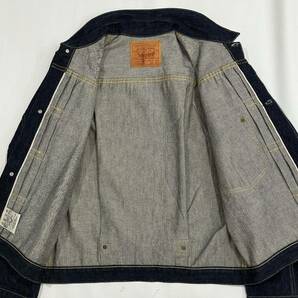 美品!!濃紺!!バレンシア USA Levi's 40s復刻 大戦モデル 44506 0022 S506XX 1st(40)Gジャン bigE ビンテージ ジャケット リーバイス 米国製の画像3