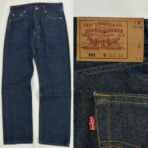 濃紺 97年製 カナダ製 Levi's リーバイス 501 0101 W31L32ボタン刻印217アメカジ ビンテージ ジーンズ デニム