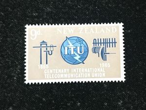 * New Zealand {ITU100 year }SCOTT#370/1 kind ./1965 year / not yet /NH/* some stains equipped!