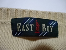 ●EAST BOY イーストボーイ ピンク刺繍 セーター 9 ニット コットン スクール 通学 学生 女子●0831●_画像2