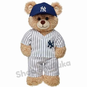 ビルドアベア★ニューヨーク ヤンキース コスプレ ぬいぐるみ 服 NY メジャーリーグ MLB アメリカ 野球 ユニフォーム スポーツ 帽子 くま 