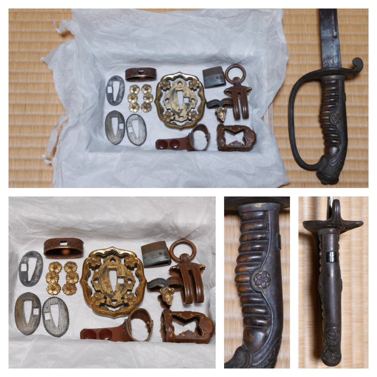ヤフオク! -「旧日本軍 軍刀」(鍔、刀装具) (武具)の落札相場・落札価格