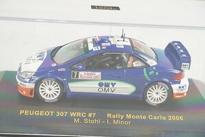 ixo イクソ 1/43 Peugeot プジョー 307 WRC モンテカルロラリー 2006 #7 ※外箱欠品 RAM212