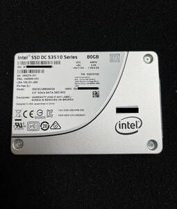 intel SSD DC S3510 Series 80GB MLC 2.5inch SSDSC2BB080G6 SATA ((動作品・1個限定！))