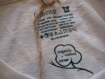 新品未使用　タグ付き　GOHEMP 白　ナチュラル　ホワイト　サイズXL　ビッグTシャツ ゴーヘンプ GO HEMP　オーガニックコットン_画像4