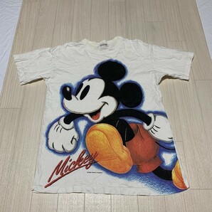 Mickey Family Tシャツ 半袖 ミッキーマウス プリントの画像1