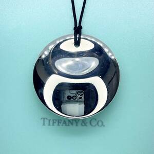 [ rare ] extra-large Tiffany round code choker Large necklace cord original *311