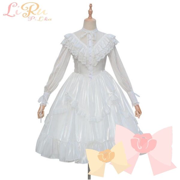 【期間限定お値引き中】【5点セット】ドレスワンピース ベール 手袋 アクセサリー LIZLISAバッグ LIZLISA長財布