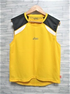 ☆asics アシックス ロゴ タンクトップ/Tシャツ ウェア/M