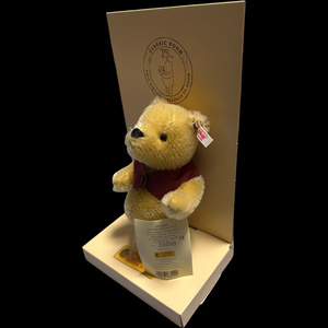 shu type Винни Пух 75 anniversary commemoration steiff 75th Anniversary Winnie Pooh Bear не использовался 10099 Disney 