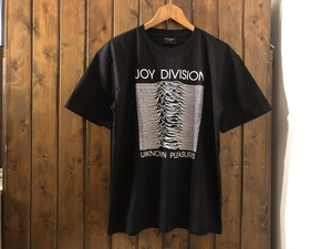 新品★ジョイディヴィジョン　UNKNOWN PLEASURES　プリントTシャツ【L】★1stアルバム/イアンカーティス/パンクロックバンド