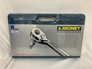 ① 送料無料 未使用品 SIGNET シグネット 工具 ソケットレンチセット 32PC 1/2DR 13732