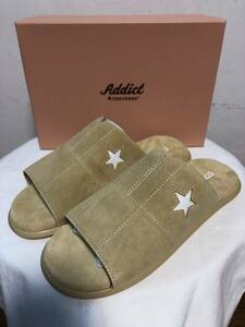 新品 CONVERSE ADDICT コンバース アディクト ONE STAR SANDAL 定価16,500円 ワンスター サンダル USA7.5 JPN26 SAND