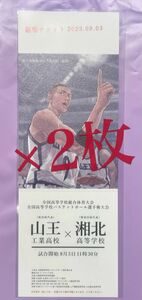 映画スラムダンク THE FIRST SLAM DUNK 入場特典 観戦チケット 2枚セット