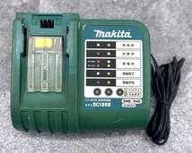 動作品■makita マキタ 7.2-18V用 急速充電器 DC18RB 100V スライド式 工具 充電器 電動工具用■兵庫県姫路市から g2 23-365_画像2