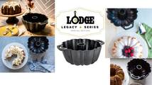 ★LODGE FLUTED CAKE PAN ロッジ フルートケーキパン 新品 直火IHクッキングヒーターオーブン食器洗浄機 ル・クルーゼ Coleman ストウブ_画像1