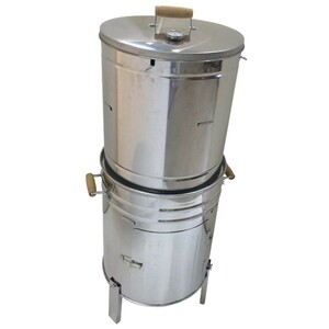  Honma factory ( sun field ) large made of stainless steel smoking smoker ( smoked chip attaching ) F-510