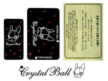 CRYSTAL BALL（クリスタルボール）三つ折り財布【ばらばらヒッピー】牛革ほか パープル 紫 ミニ財布 コンパクト 本物保証_画像8