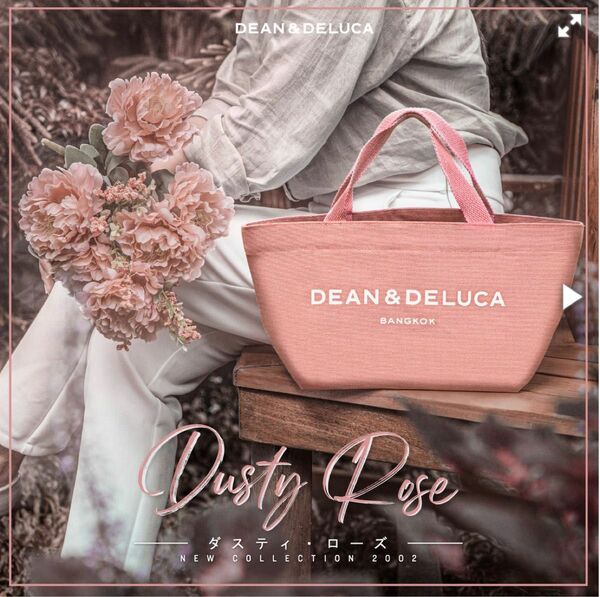 DEAN&DELUCA ディーン&デルーカ ピンクトートバッグ