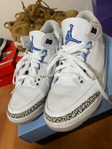 NIKE air jordan 3 UNC 27cm エアジョーダン　ナイキ