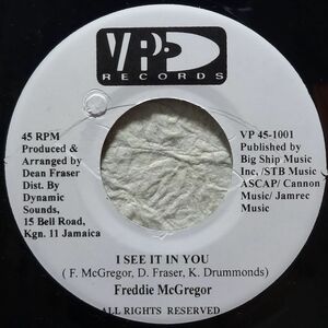 【Freddie Mcgregor “I See It In You”】 [♪ZG] [♪ZQ] (R5/8)