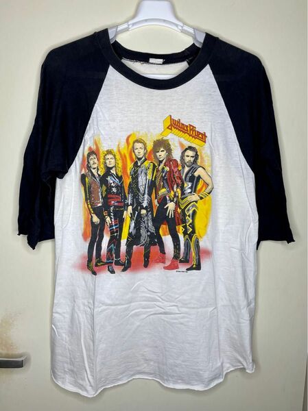 Judas Priest ジューダスプリースト　ラグラン　パキ綿　バンドtシャツ ビンテージ