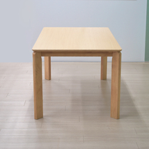 ダイニングテーブルセット 5点 幅150cm kurea150-5-360nbh ナチュラル色 メラミン化粧板 北欧風 シンプル 木製 背もたれ 4人用 27s-3k iy_画像9