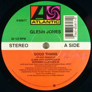 ■Glenn Jones（グレン・ジョーンズ）｜Good Thang ＜12' 1992年 US盤＞Rap by Jay-Z