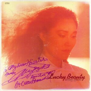 ■上村ミヨシ｜ラッキー・ビュウティ(Lucky Beauty) ＜LP 1984年 日本盤＞サイン入り 大野雄二、河東伸夫、藤原幹典